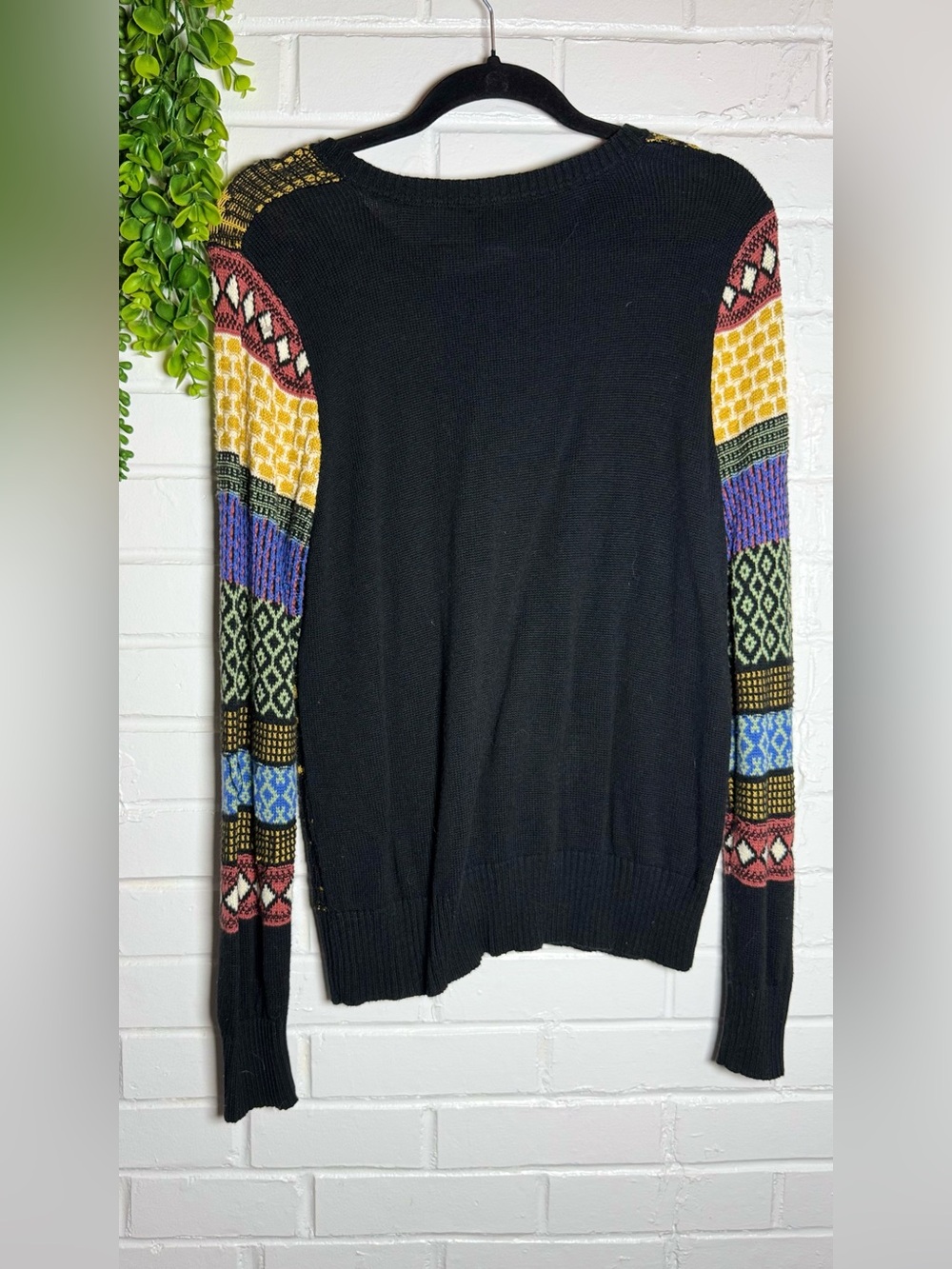 Sundance button-down cardigan size Medium (flaw) upside down tag - Picture 4 of 5